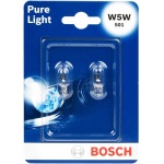 (1987301026) Bosch Лампа w5w 12v (блистер 2 шт.)