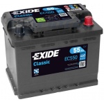 Аккумулятор EXIDE Classic EC550 55Ah 460A для skoda