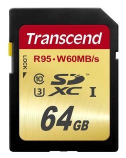   Transcend SDXC UHS-I Card 64GB Class10, U3 (TS64GSDU3) - Kingston <br><br><br>: TS64GSDU3<br>: Kingston
