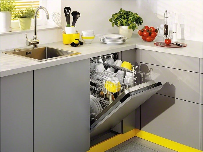 Кухня Со Встроенной Посудомоечной Машиной