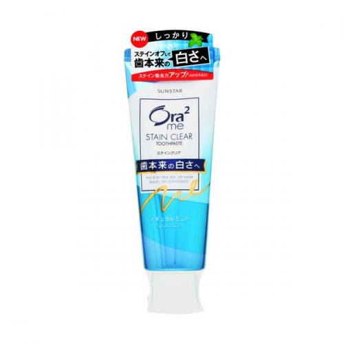 Купить 011007 SUNSTAR Ora2 Me Паста зубная для белизны зубов и удаления налета Натуральная Мята, 130 г в интернет-магазине Ravta – самая низкая цена