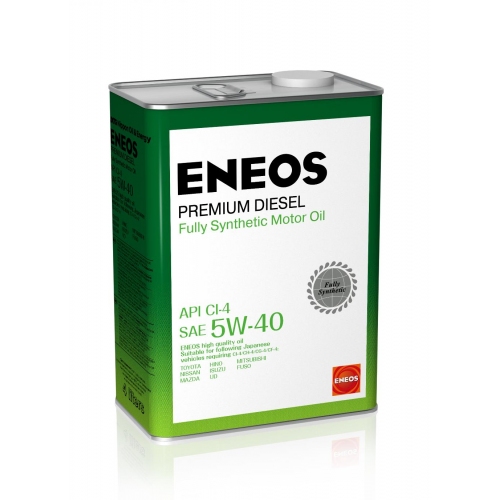 Купить Масло моторное ENEOS Premium Diesel CI-4 5W-40 (4л) в интернет-магазине Ravta – самая низкая цена