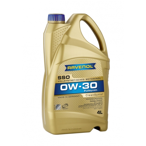 Купить Моторное масло RAVENOL SSO SAE 0W-30 ( 4л) в интернет-магазине Ravta – самая низкая цена
