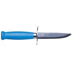 Нож Morakniv Scout 39 Safe Blue, нержавеющая сталь, деревянная рукоять, цвет синий  (morakniv)