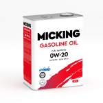 Масло моторное Micking Gasoline Oil MG1 0W-20 SP/RC synth. 4л.  синтетическое