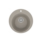 Кварцевая мойка для кухни Толеро R-108 (серый, цвет №701)  полигран