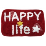Универсальный хлопковый коврик HAPPY LIFE icarpet 40*60 красный(00955672)