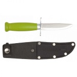 Нож Morakniv Scout 39 Safe Green, нержавеющая сталь, деревянная рукоять, цвет салатовый  (morakniv)
