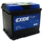 Аккумулятор EXIDE Excell EB500 50Ah 450A для fiat 128 coupe