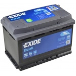 Аккумулятор EXIDE Excell EB741 74Ah 680A для artega