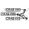 (crab-009) Сайленблок переднего нижнего рычага FEBEST (Chrysler Sebring Cirrus Stratus R/T 2004-)