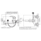 Смеситель для ванны-раковины PALMA с керамическим переключателем плоский излив 400 мм (картридж d40)