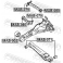 (mab-071) Сайленблок задней поперечной тяги FEBEST (Mitsubishi Lancer/Mirage CJ 1995-2003)