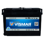 Аккумулятор VISMAR 6СТ-75 L (R)-(0) для asia motors