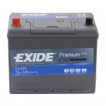 Аккумулятор EXIDE Premium EA755 75Ah 630A для aro