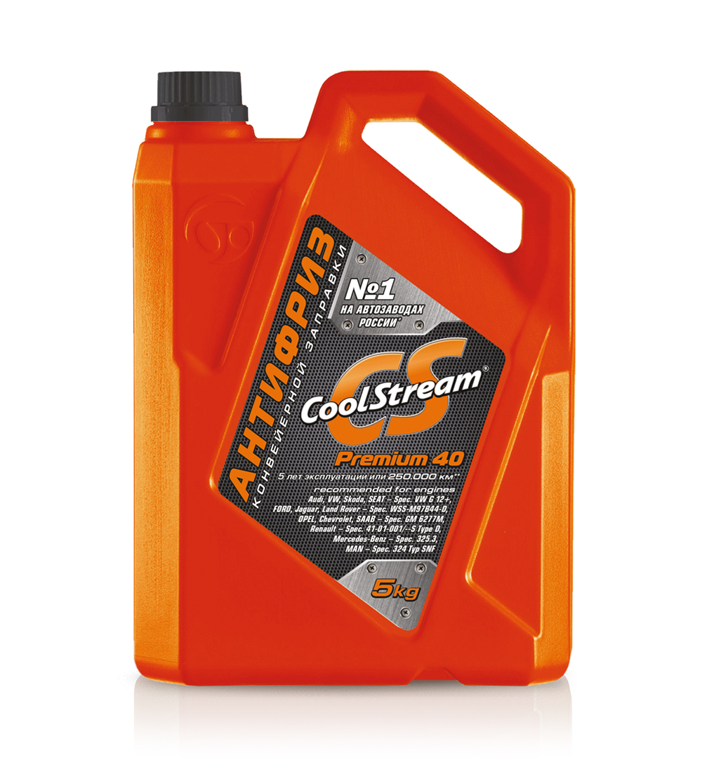 Антифриз CoolStream Premium 40 оранжевый (5кг): цена, описание, отзывы