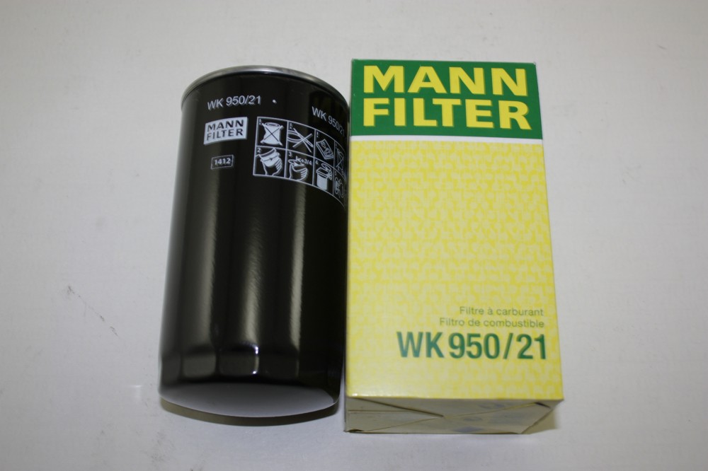 Фильтр тонкой очистки ман. Mann фильтр топливный wk950/21. Фильтр топливный wk950\21 КАМАЗ. Mann-Filter WK 950/21. WK 950/21 фильтр топливный аналоги.