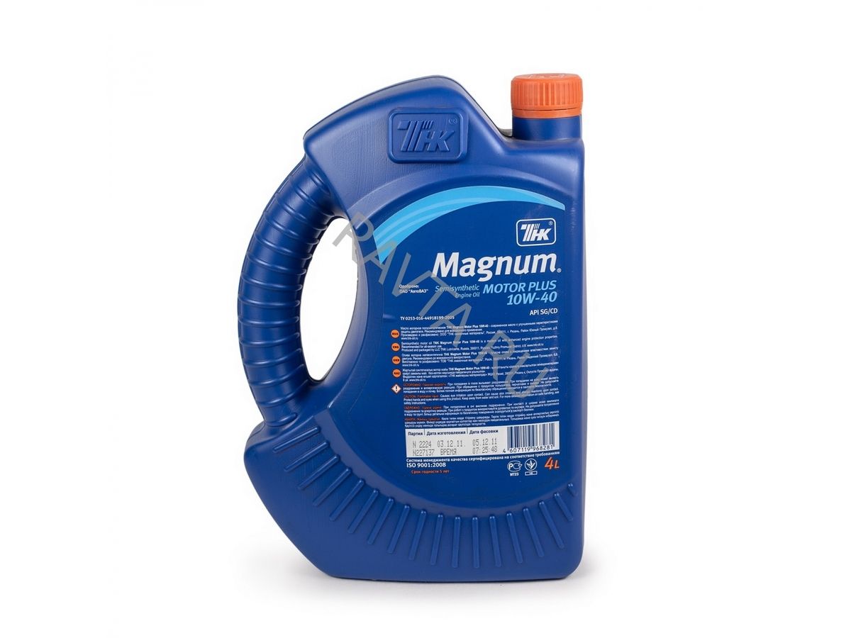 Масло ТНК Magnum Motor Plus 10W 40 (4л): цена, описание, отзывы