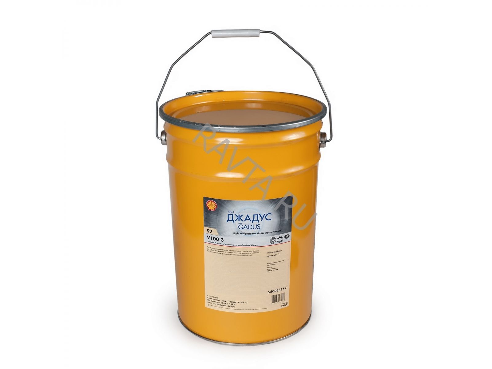 Смазка Shell Gadus S2 V100 3 (18кг): цена, описание, отзывы