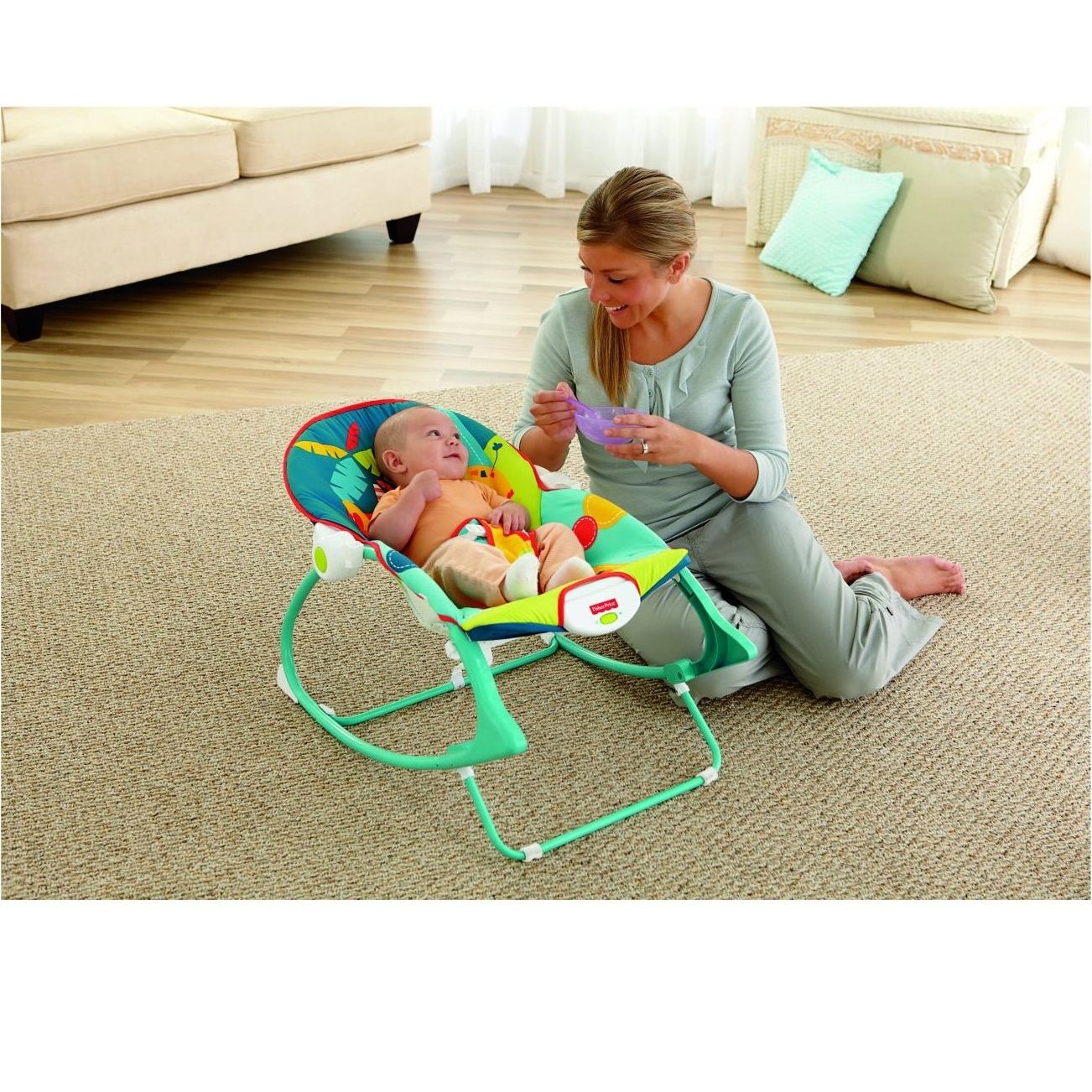 Шезлонг Fisher-Price сафари