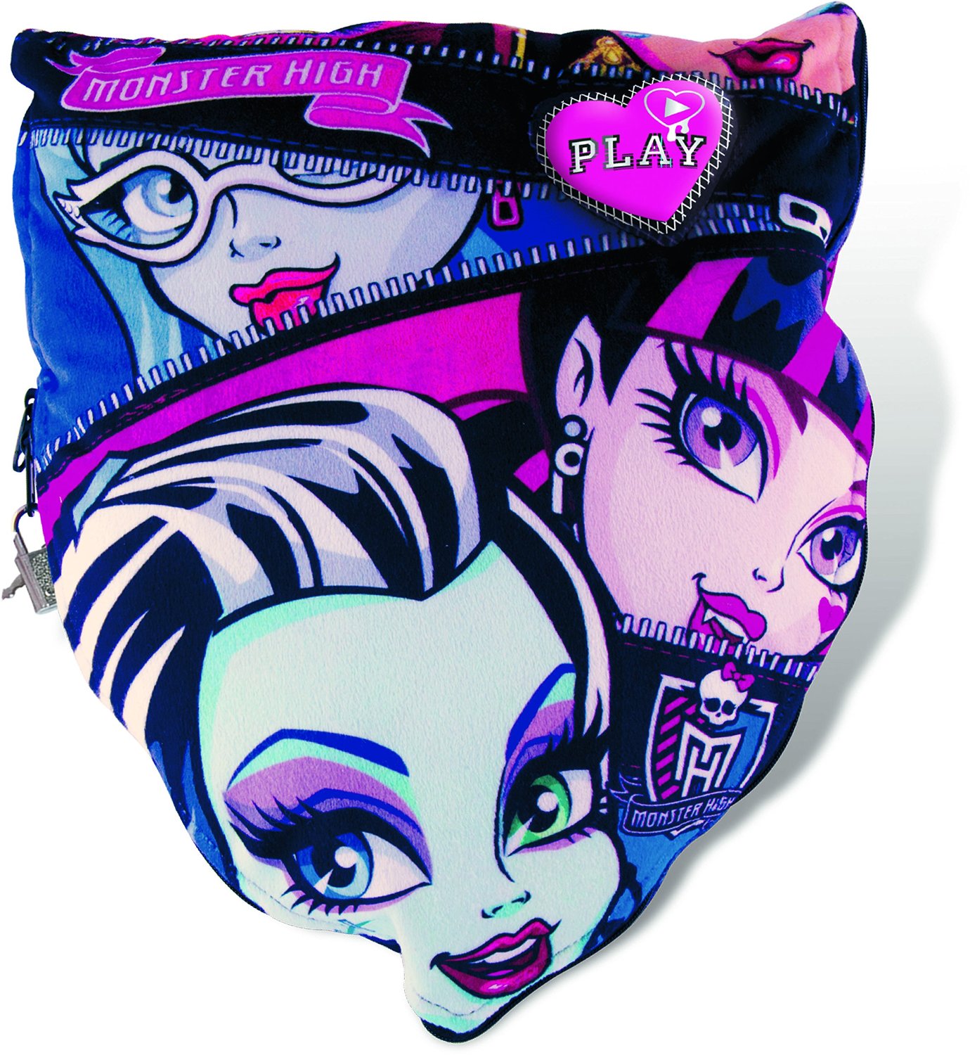 Дневник секретный мягкий на батарейках в коробке тм monster high