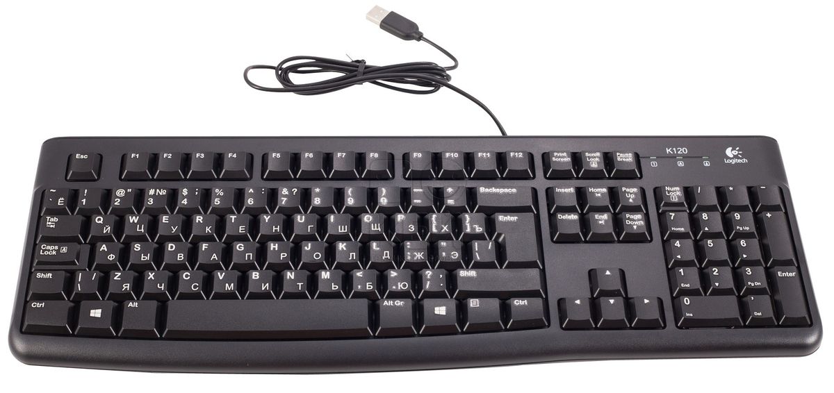 Клавиатура Logitech K120 for business (920-002522). 