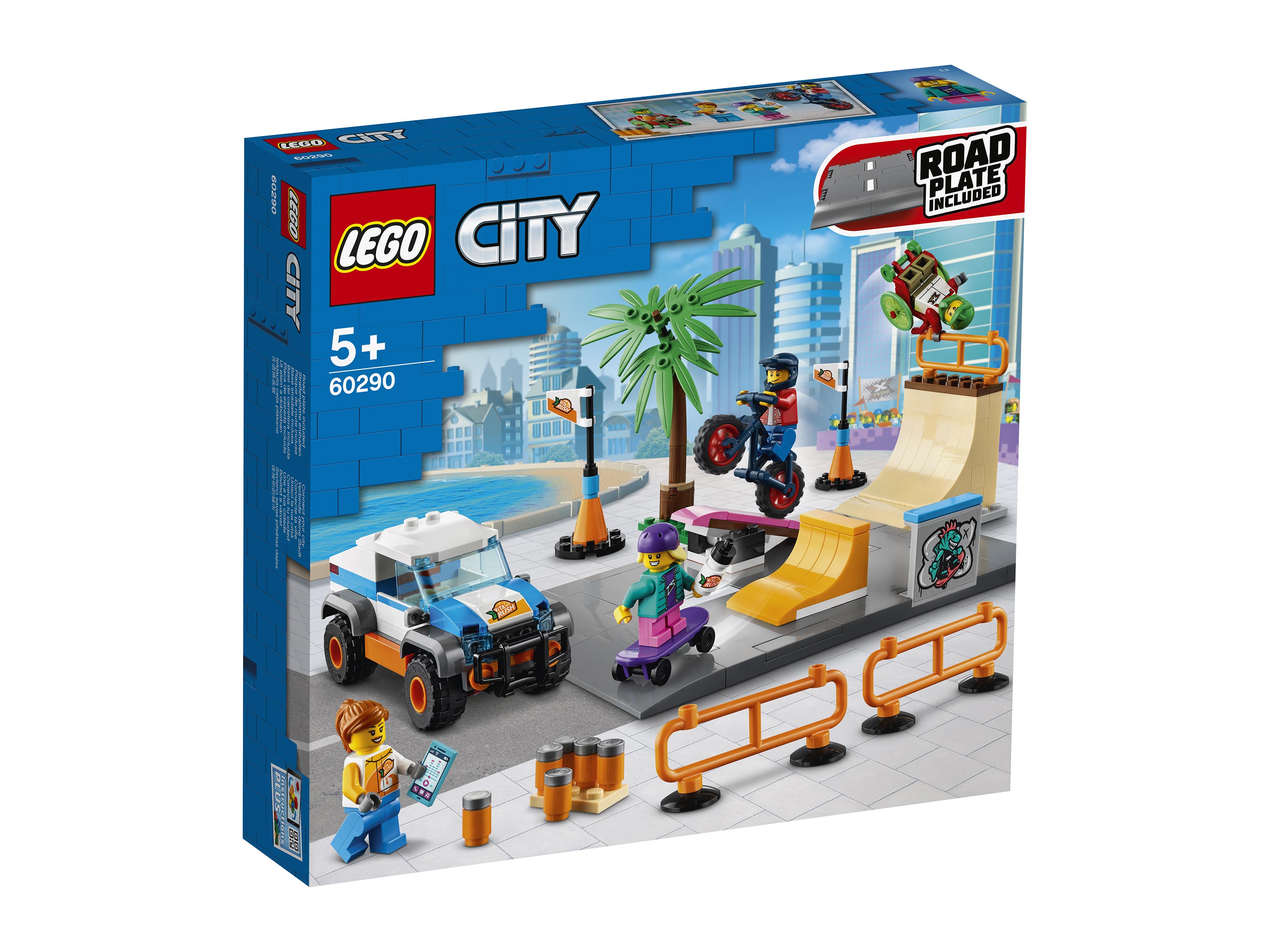 Конструктор Lego My City Скейт-парк 60290: цена, описание, отзывы