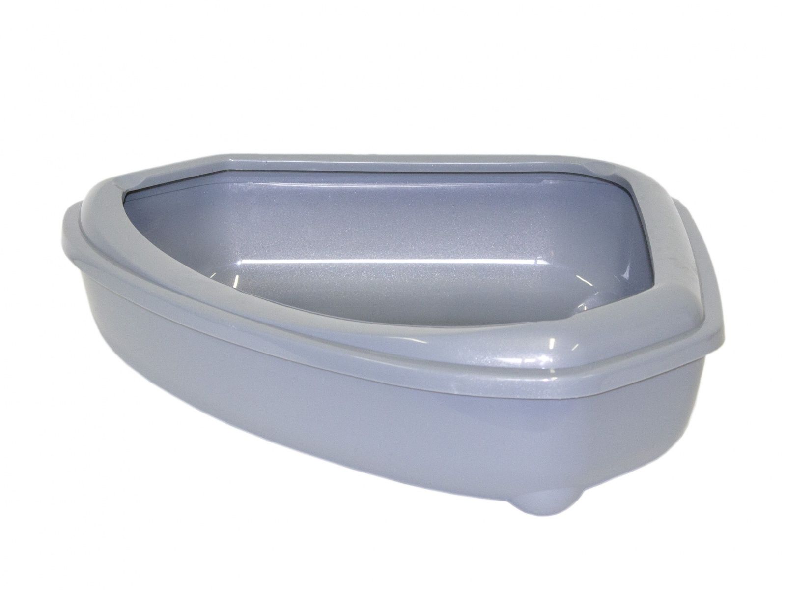 Moderna туалет лоток угловой corner tray 55x45x13h см серый