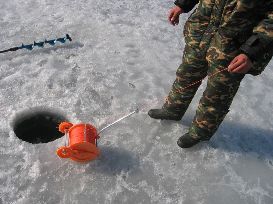 Доска для установки сетей под лёд