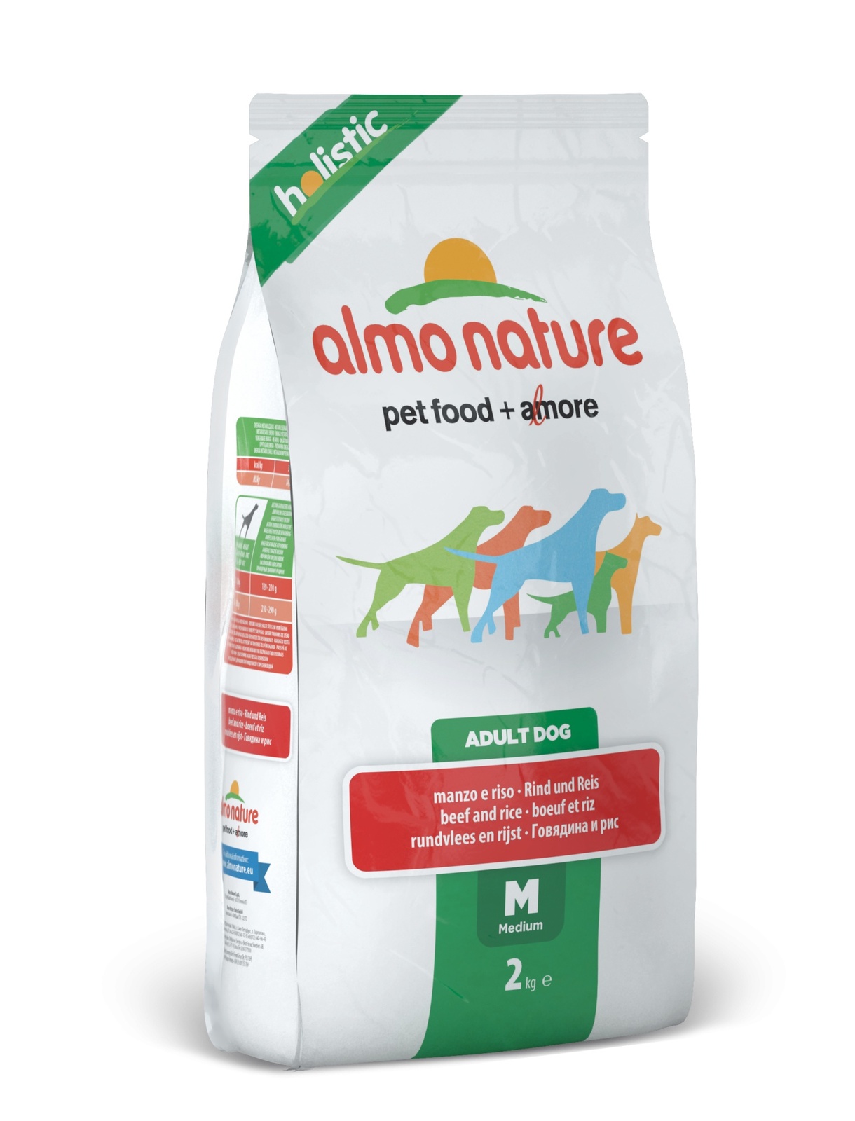 Корм Almo Nature холистик для взрослых собак с говядиной 12кг: цена ...