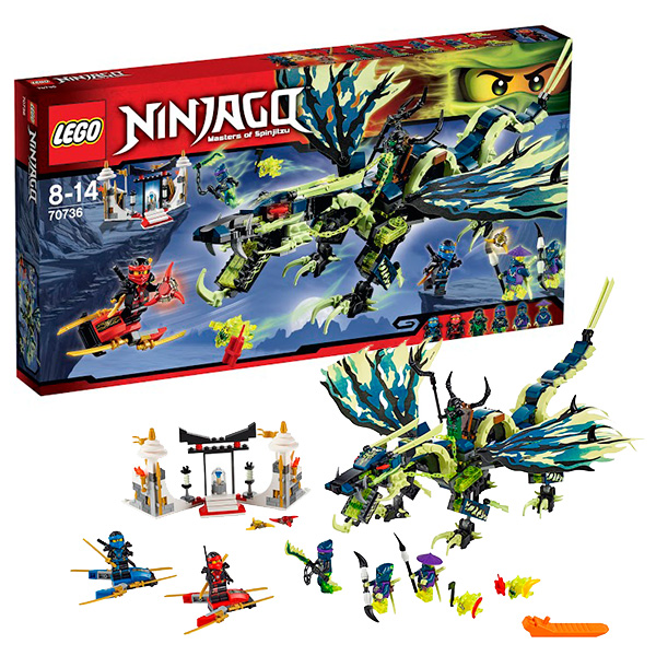 Конструктор Лего Ниндзяго (lego Ninjago) Атака Дракона Морро, Lego ...