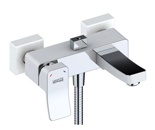 Смеситель для ванны WasserKRAFT Aller арт.(1061WHITE) комбинированное покрытие от Ravta Смеситель для ванны WasserKRAFT Aller арт.(1061WHITE) комбинированное покрытие от Ravta