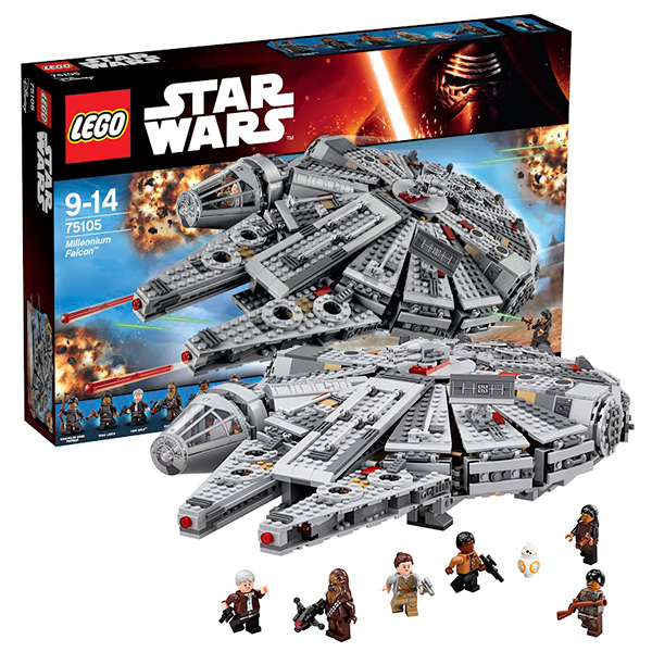 Конструктор Лего Звездные войны (Lego Star Wars) Сокол Тысячелетия ...