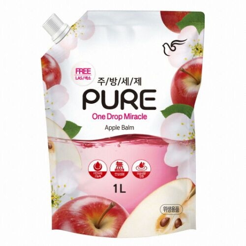 Купить 884740 Средство PURE APPLE BALM для мытья посуды «Яблоко» (концентрированное) PIGEON 1000 мл в интернет-магазине Ravta – самая низкая цена