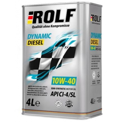 Купить Масло Rolf KRAFTON P5 U 10W40 API CI-4/SL (Dynamic Diesel SAE 10W40 API CI-4/SL ) 4л в интернет-магазине Ravta – самая низкая цена
