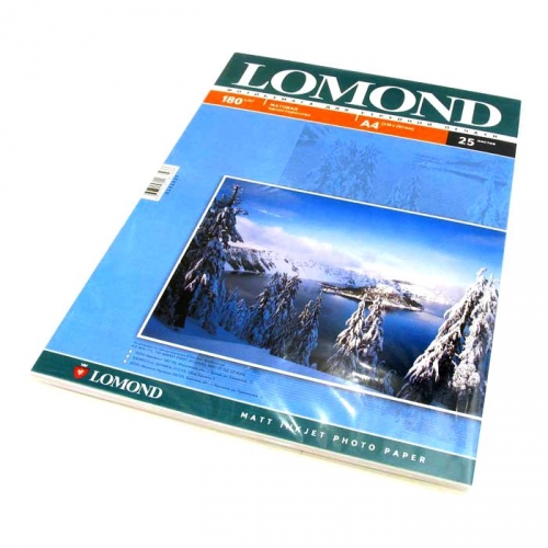 Купить Бумага Lomond A4 180г/м2 50л.,матовая (0102014) в интернет-магазине Ravta – самая низкая цена