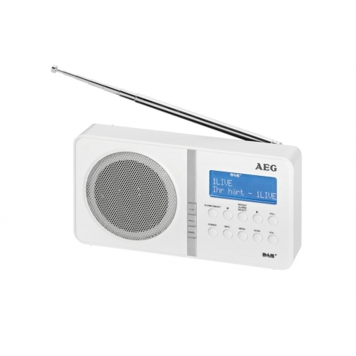 Купить Радиоприемник портативный AEG DAB 4138 weiss в интернет-магазине Ravta – самая низкая цена