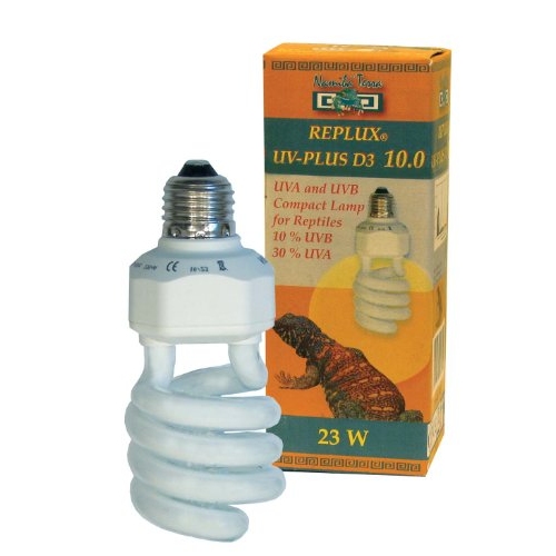 Купить Лампа д/ террар. УФ "Replux UV-Plus D3", 30% УФ-А/10%УФ-В, 23 Вт, цоколь Е 27 в интернет-магазине Ravta – самая низкая цена