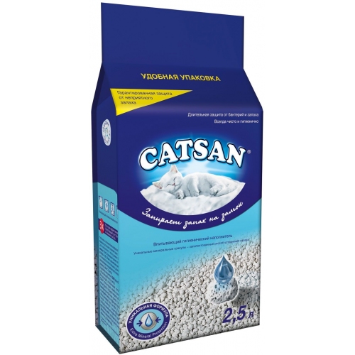 Купить Впитывающий наполнитель Catsan, 2,5л в интернет-магазине Ravta – самая низкая цена