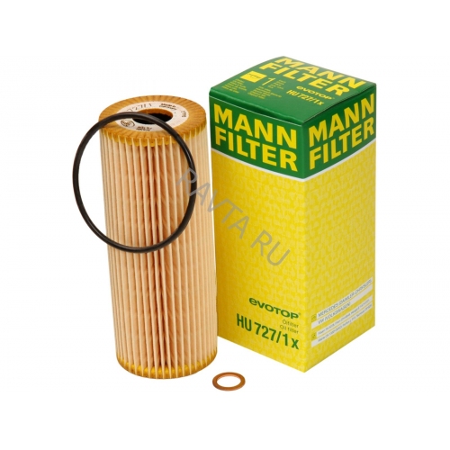 Купить HU 727/1 x Mann Фильтр масляный   в интернет-магазине Ravta – самая низкая цена