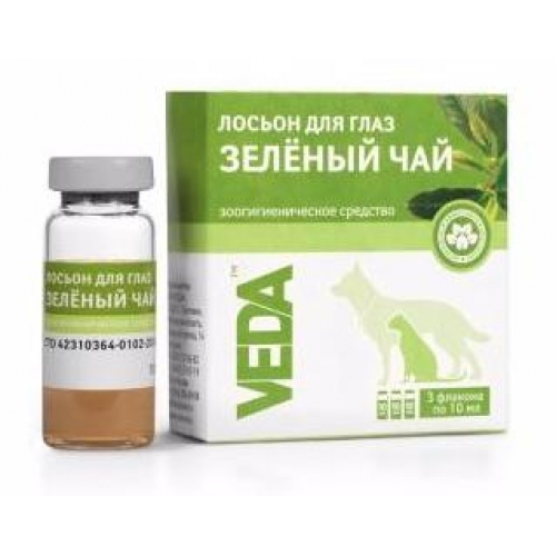 Купить Веда Лосьон для глаз Зеленый чай антибактерицидный 3флакона*10мл в интернет-магазине Ravta – самая низкая цена