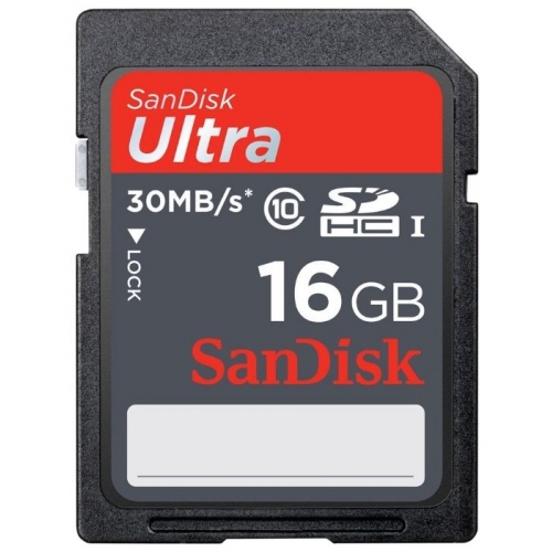 Купить Флеш карта SDHC 16Gb Class10 Sandisk Ultra SDSDU-016G-U46 в интернет-магазине Ravta – самая низкая цена