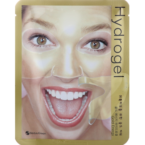 Купить 035502 Гидрогелевая маска для лица "BeauuGreen Gold Energy Hydrogel Mask" с коллоидным золотом в интернет-магазине Ravta – самая низкая цена