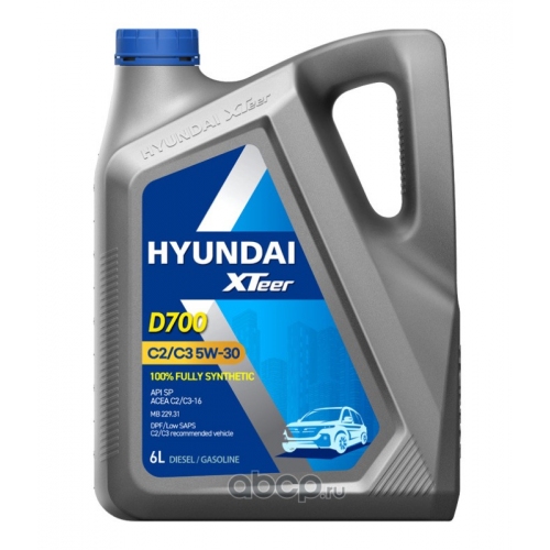 Купить Масло моторное HYUNDAI XTeer Diesel Ultra C3 5W-30 (6л) в интернет-магазине Ravta – самая низкая цена