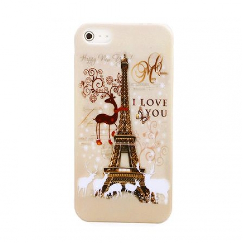 Купить Чехол-накладка Эйфелева башня для iPhone 5 в интернет-магазине Ravta – самая низкая цена