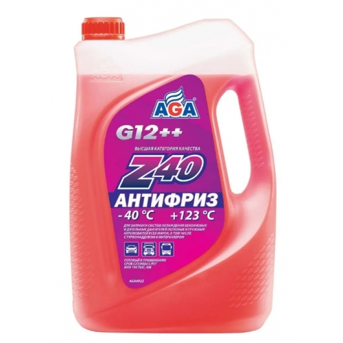 Купить AGA002Z Антифриз, готовый к применению, красный -40С, Z40  5л в интернет-магазине Ravta – самая низкая цена