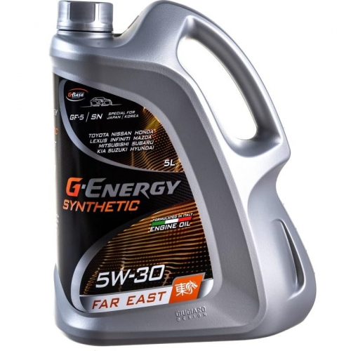 Купить Масло моторное G-Energy Synthetic Far East 5W-30 (5л) в интернет-магазине Ravta – самая низкая цена