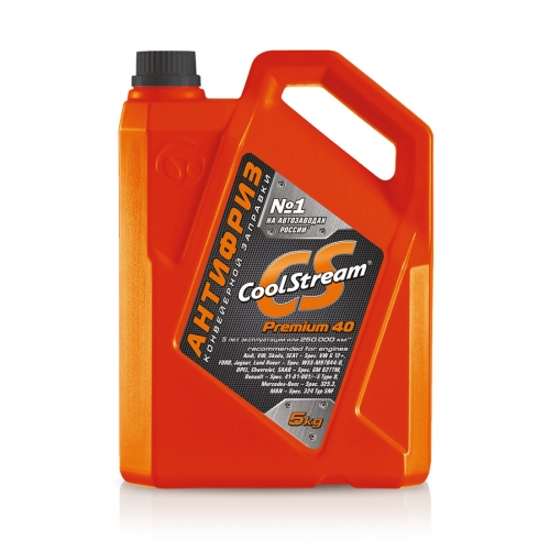 Купить Антифриз CoolStream Premium 40 оранжевый (5кг) в интернет-магазине Ravta – самая низкая цена