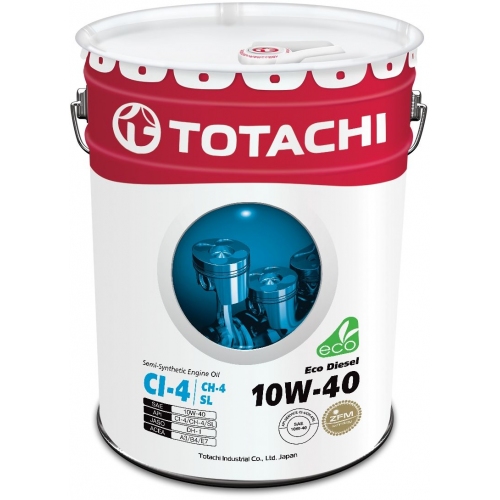 Купить Масло моторное TOTACHI Eco Diesel Semi-Synthetic CI-4/CH-4/SL 10W-40 (20л) в интернет-магазине Ravta – самая низкая цена