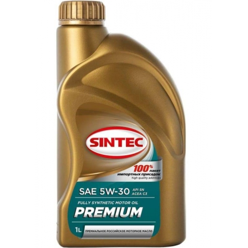 Купить Sintec Масло PREMIUM SAE 5W30  API SN, ACEA C3 1л в интернет-магазине Ravta – самая низкая цена